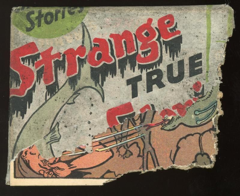 AWESOME FIND R144 1936 Wolverine Gum Strange True Stories Wrapper, Pack ...